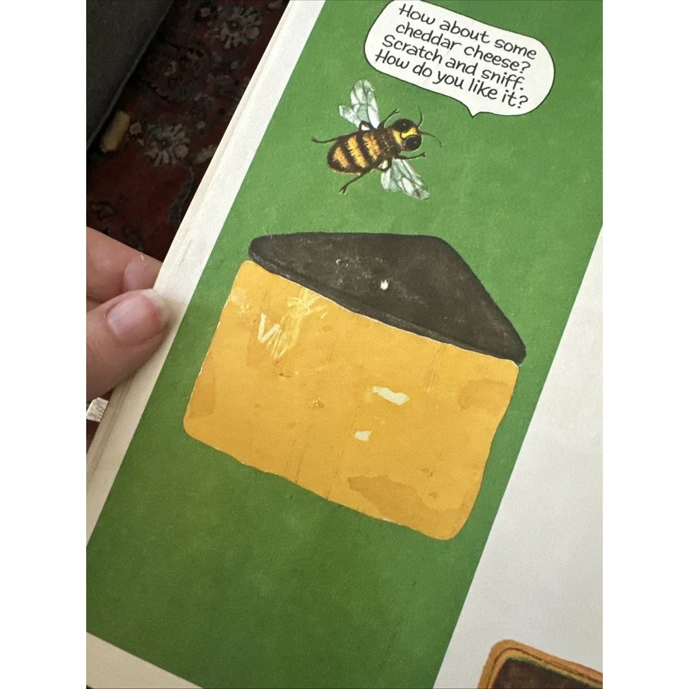 Vtg RARE 1972 Golden Scratch And Sniff Book Max The Nosey Bear Still SMELLS Fun! - Picture 6 of 13